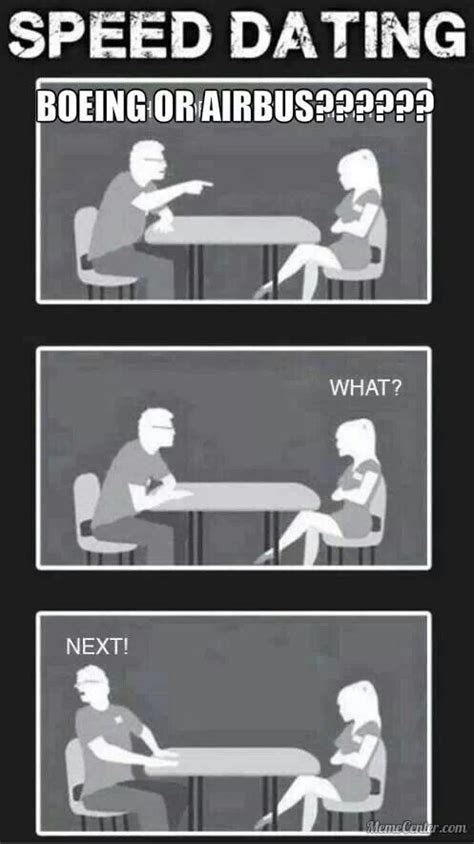 speed dating boeing or airbus